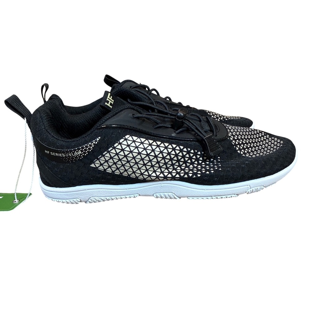 Hike Footwear NEW HF Flow Barefoot Sneakers Cloud Series Black Cream Size 8/8.5